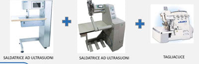 Produzione mascherina con sigillatura ad ultrasuoni