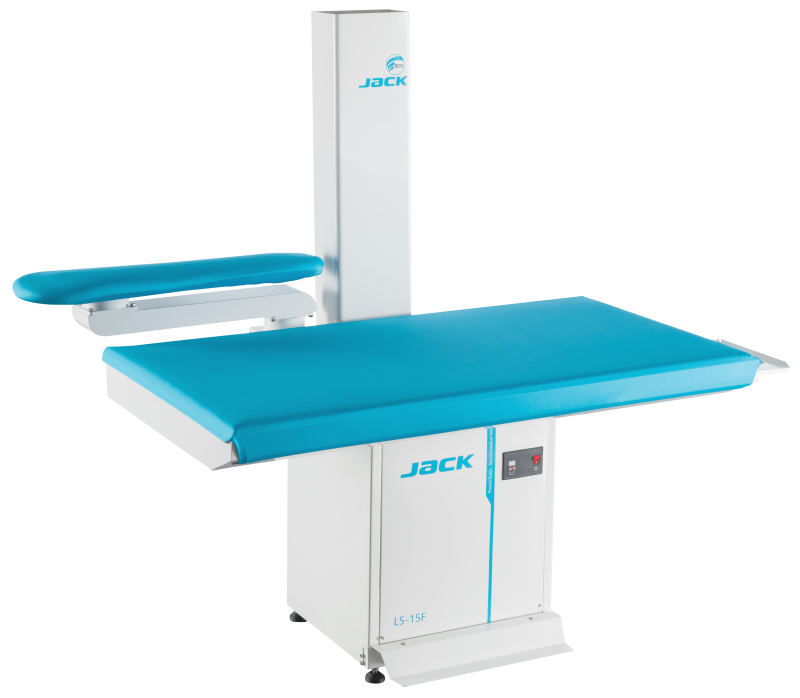 Jack L5-12F-F82 tavolo da stiro 120cm con aspirazione e Jack L5-15F-F82 tavolo da stiro 150cm con aspirazione