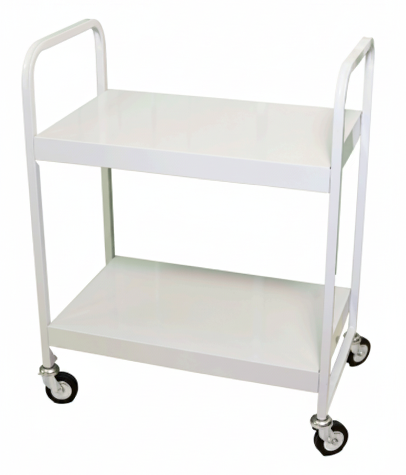 Carrello da Lavoro Industriale a 2 Ripiani Reversibili