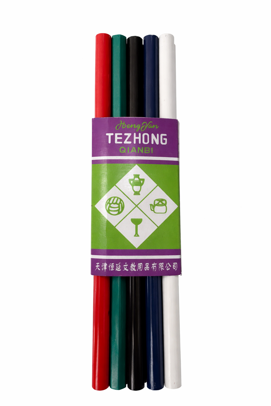Matite in cera per tessuti (10pz)