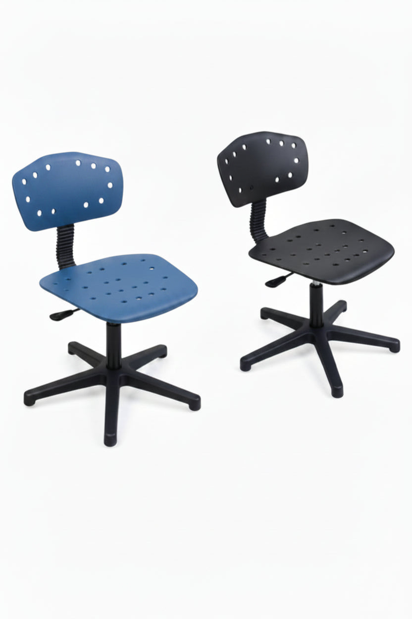 Sedie in plastica Blu/Nero