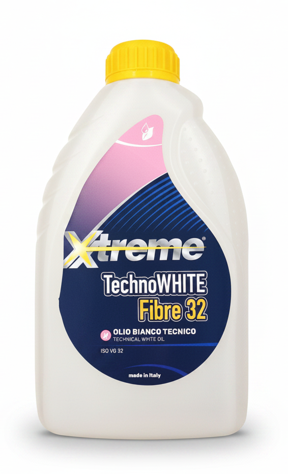 Olio Bianco Tecnico "FIBRE 32 EXTREME" da 1 Litro per Macchine da Cucire Industriali