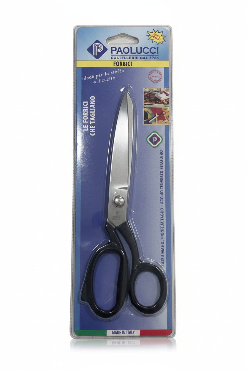 Forbici per sarto Paolucci 8" (20 cm) – Manici verniciati, lame nichelate