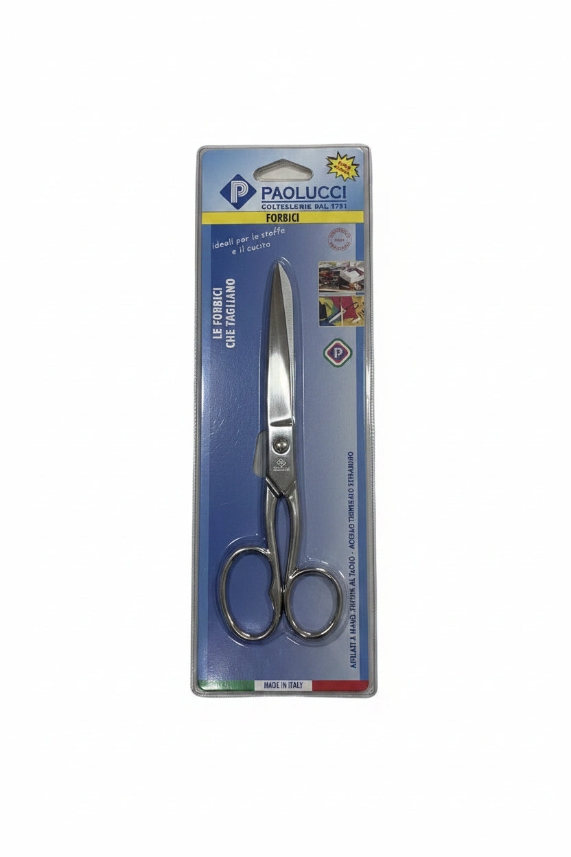 Forbici Paolucci per sartina nichelate da 8" (20 cm)