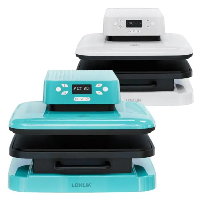 Termopressa automatica bianca/blu